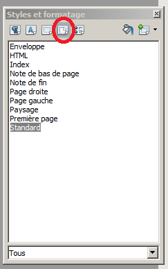boite dialogue style et formatage