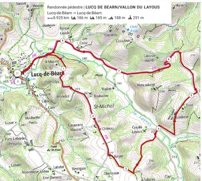 carte balade 2 février 2020