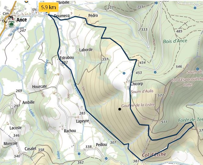 carte Ance jardin des fées
